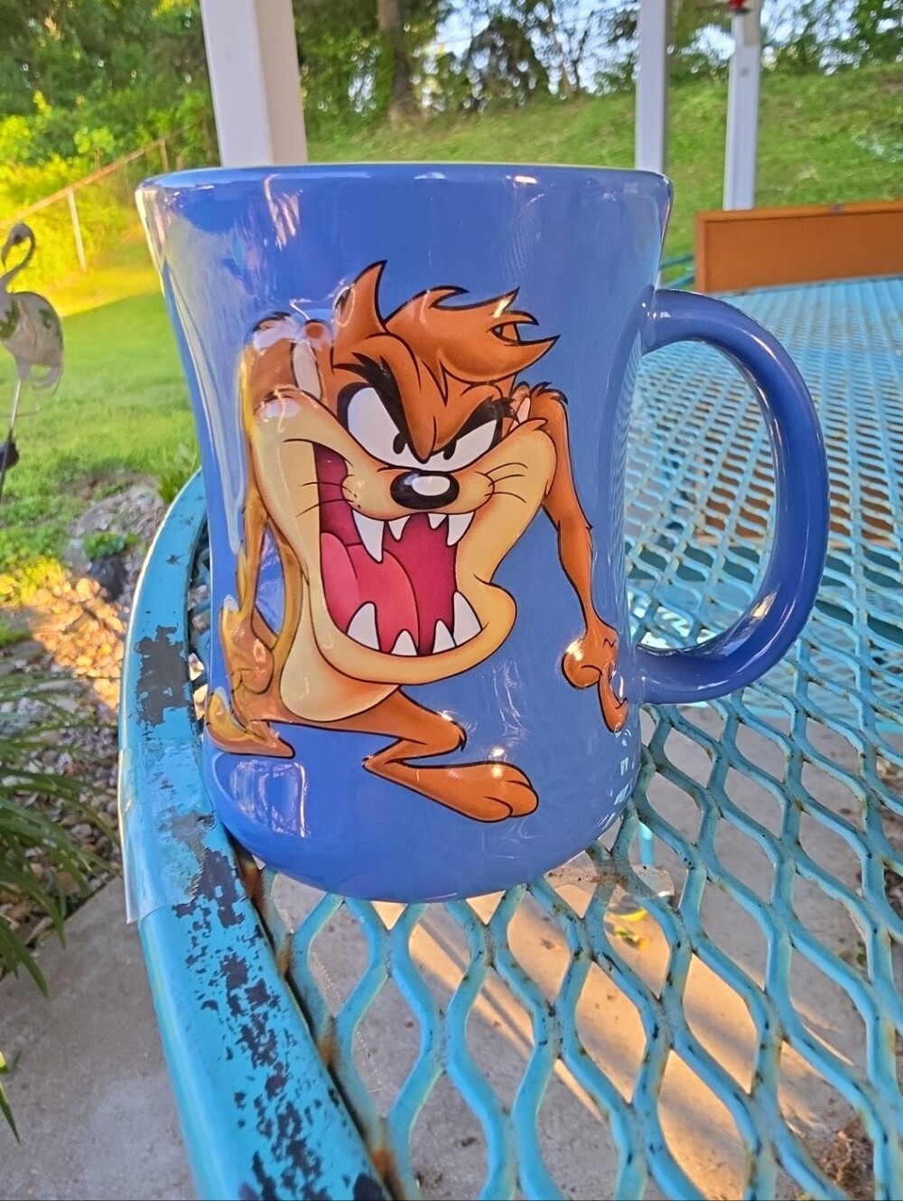 Looney Tunes XPRES Taz Tasmanian Devil 3D Coffee Mug Warner Bros TM 2005